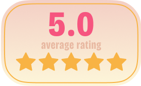 5.0 rating stars